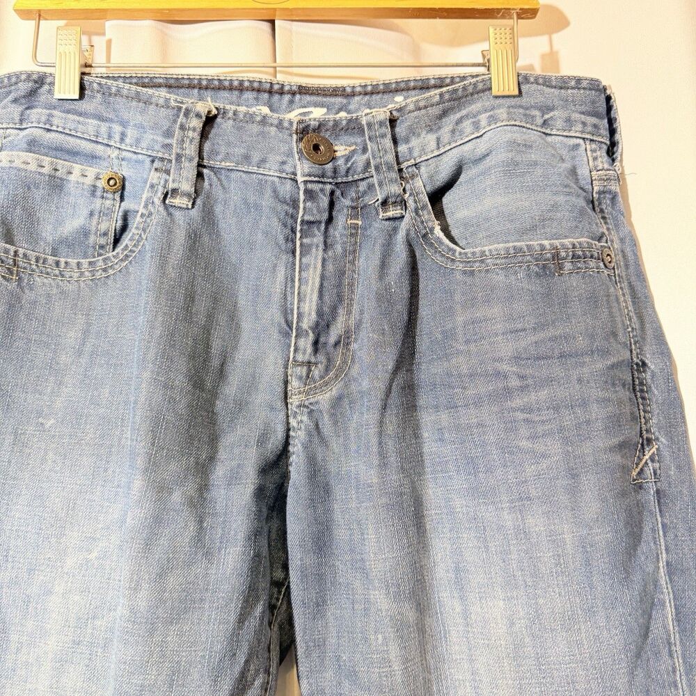Mavi Jeans Dustin Blue Denim Boot Cut Distressed Mens 32x32